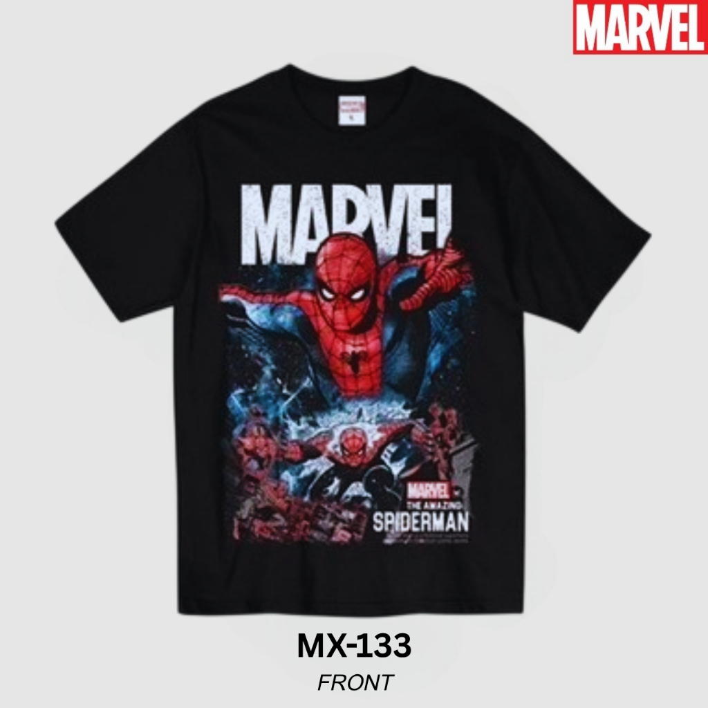 Power7Shop เสื้อยืดการ์ตูน มาร์เวล Spider Man ลิขสิทธ์แท้ MARVEL COMICS T-SHIRTS (MX-133) — صورة 2