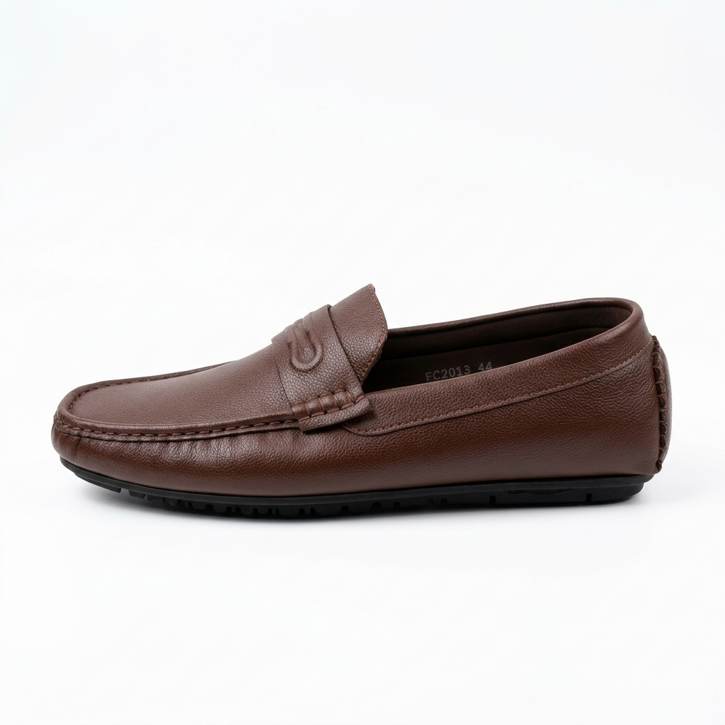 Heavy Shoes حذاء جلد رجالي Roving Fox ‏FC2013 — بني — صورة 4