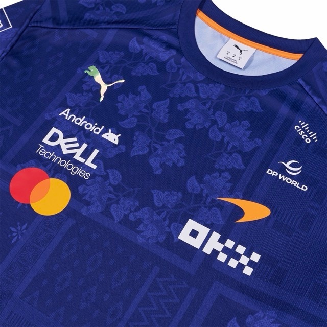 PUMA Auto เสื้อยืดนักขับ McLAREN MASTERCARD F1 TEAM Replica Singapore สำหรับผู้ชาย สีฟ้า - 71426201 — صورة 3