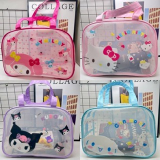 🌹 ต๊าชมากก กระเป๋าถือ PVC ใส กันน้ำ ใส่เครื่องสำอางค์ ใส่ชุด…