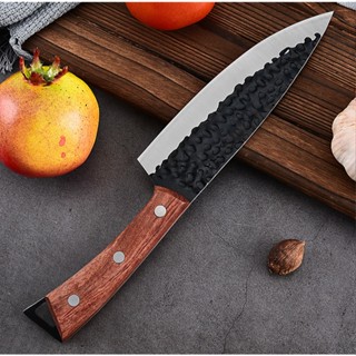 Home007 มีดแล่ สไตล์ญี่ปุ่น มีด ทำครัว สับ หั่นหมู เกรดพรีเม…