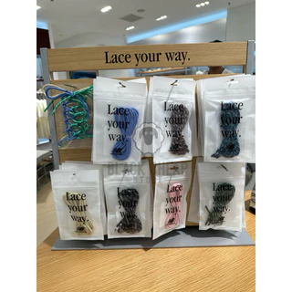 พร้อมส่ง (ของแท้ 100%) เชือกรองเท้า New Balance Lace your way มีหลายสี (1 ซองมี 2 เส้น)