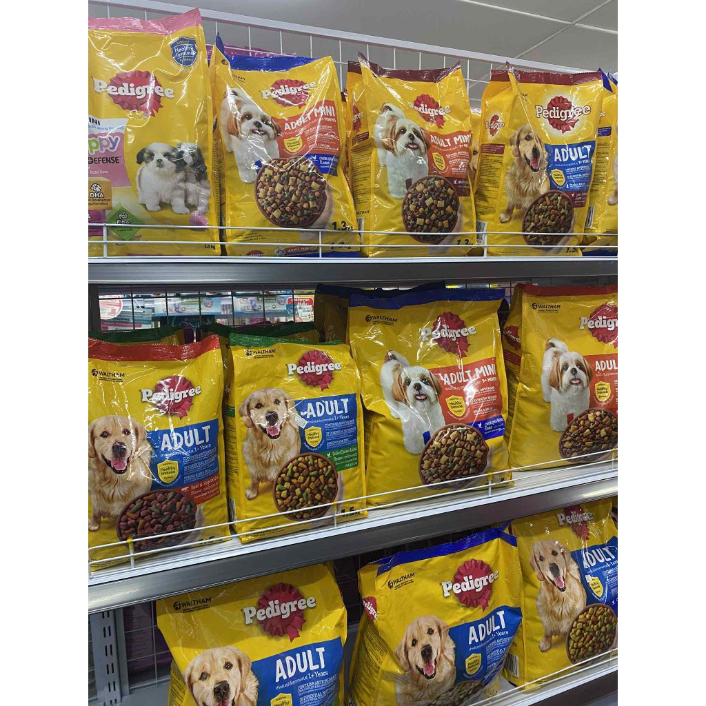 อาหารสุนัข Pedigree สำหรับสุนัขพันธุ์เล็กกับสุนัขโต 1.3kg-2.7kg