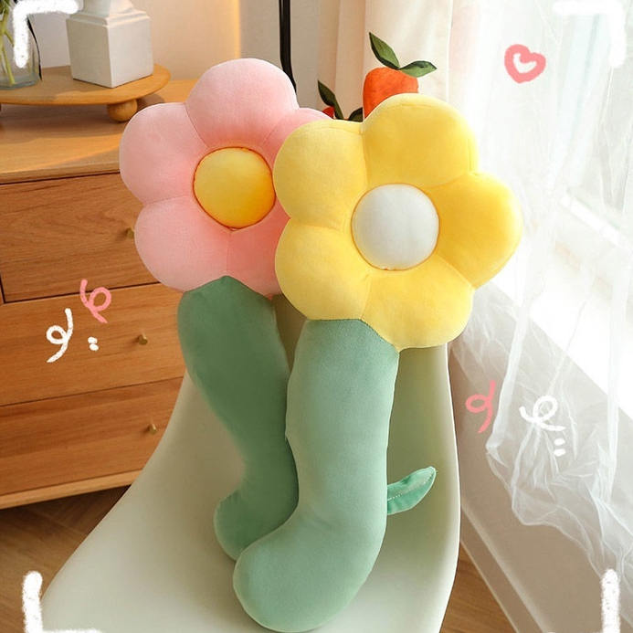 หมอนอิง รูปดอกทานตะวันน่ารัก สําหรับเด็กผู้หญิง