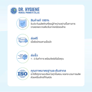 [Official] Dr. Hygiene 3D Protect Fit หน้ากากอนามัยดร.ไฮจีน 3D 3ชั้น (30 ชิ้น/กล่อง)