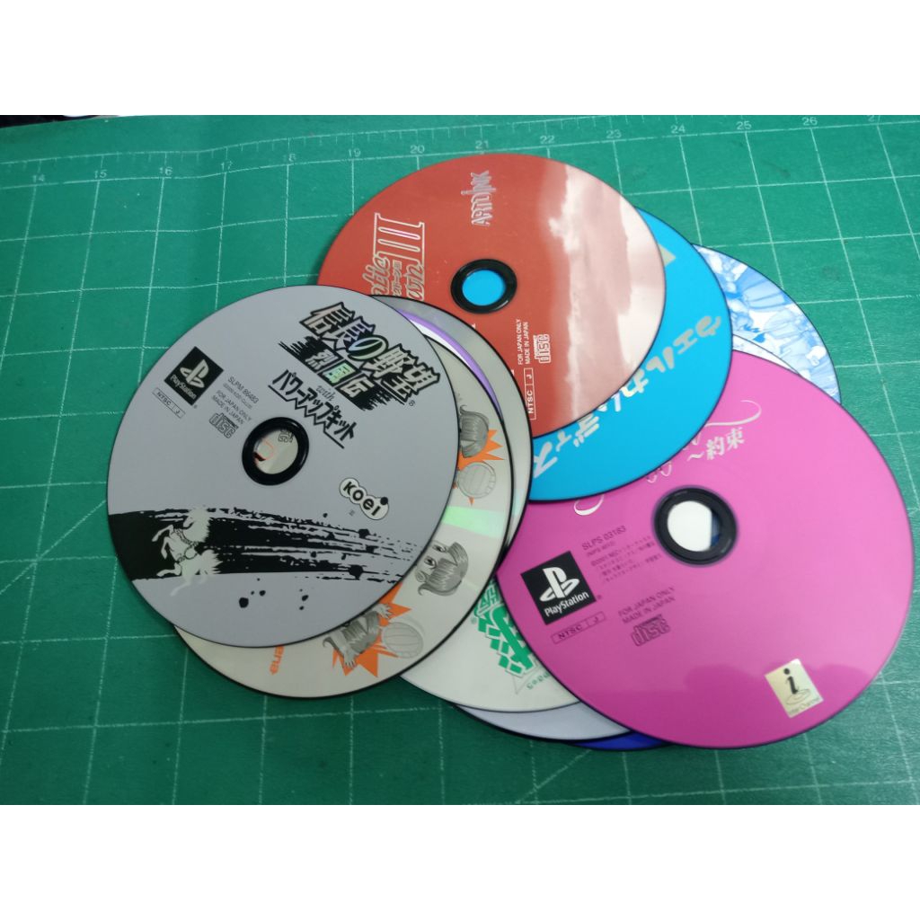 แผ่นเกม​ Ps1​ แท้​ ไม่ปก​ ไม่ซอง​ ใดๆ​ มีแค่แผ่น​ ก้าบ🦆 ชุดที่ 1