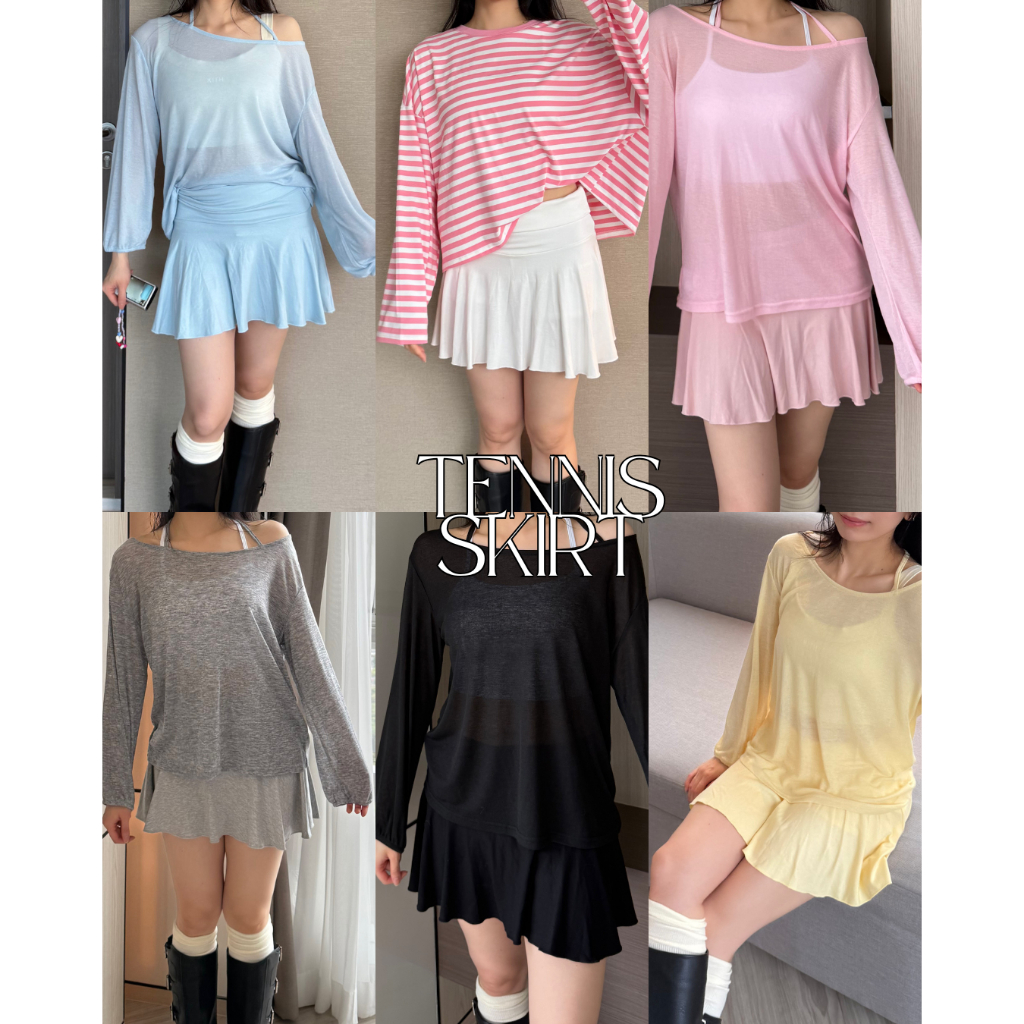 UIUI | TENNIS SKIRT กระโปรงทรงเทนนิส มีซับใน