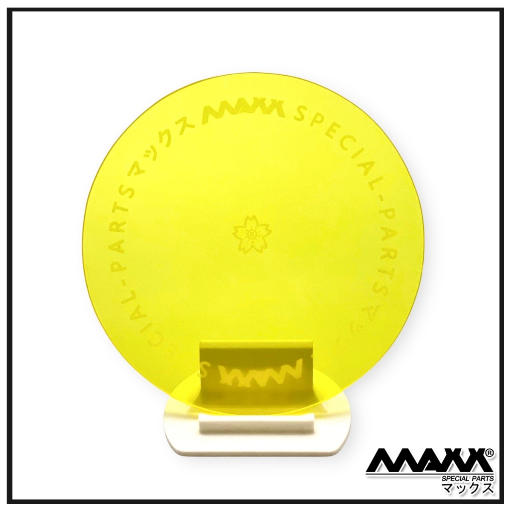 マックス ( Headlight Protection guard for CT125/DAX125/MONKEY125 ) Colors : Clear Yellow by MAXX Special Parts