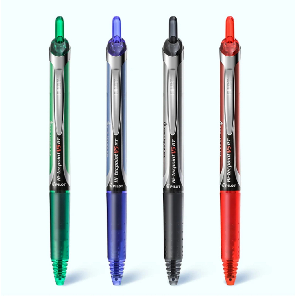 Pilot Hi-tecpoint V5 RT/ V7 RT/ V10 RT I ปากกาเจลหัว 0.5, 0.7 และ 1.0 มม.