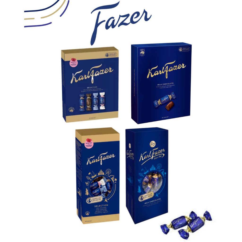 Karl Fazer Gift Box  Chocolate  สินค้าจากฟินแลนด์  มี 2 ขนาด 2 รสชาติ