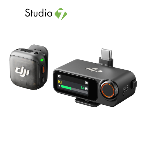 ไมโครโฟน DJI Mic 3 (1TX + 1RX) by Studio7