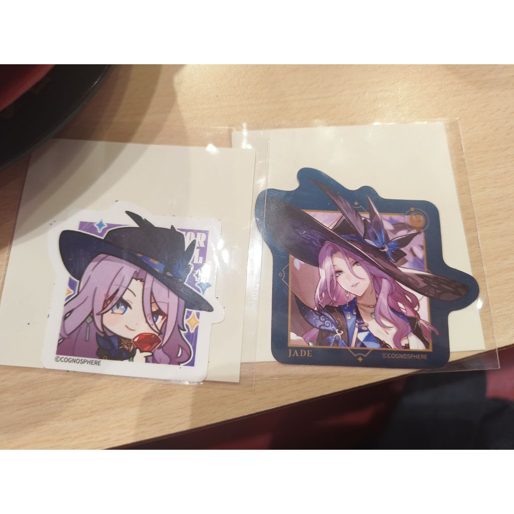 Honkai Star Rail X Sushiro สติ้กเกอร์พร้อมโค้ด Jade ราคาได้2ชิ้น
