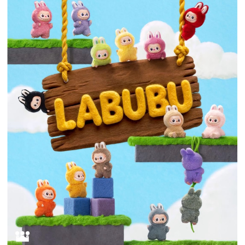 **พร้อมส่งในไทย**Labubu v4 พวงกุญแจตุ๊กตา คอลใหม่ล่าสุด เซ็ต A-M