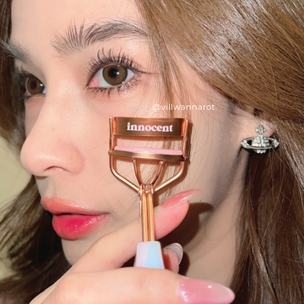 innocent eyelash curler ที่ดัดขนตาสำหรับคนตายาว (แถมยาง 3อัน)