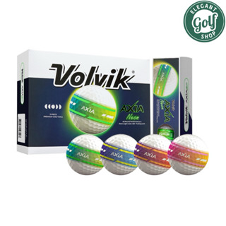 (ส่งไวที่สุดในช๊อปปี้)⛳️ลูกกอล์ฟVolvik AXIA NEON🎨 สี NEON สว…