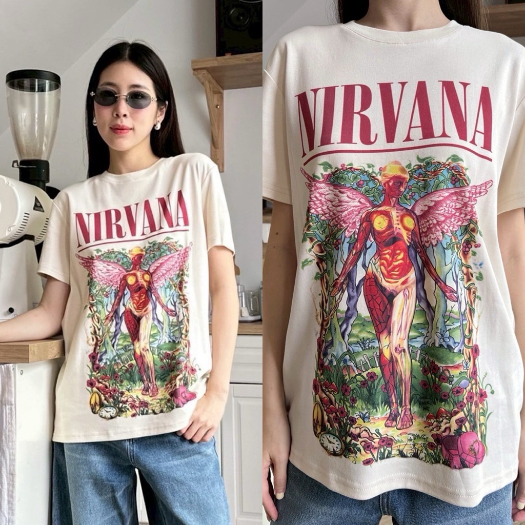 NIR T-shirt” เสื้อยืดสกรีนลายสุดเก๋ สุดขิค เนื้อผ้าดีใส่สบาย ลายน่ารัก แมทช์กับขาสั้นคือเก๋ ตัวนี้แนะนำต้องมีติด - รูปที่ 3