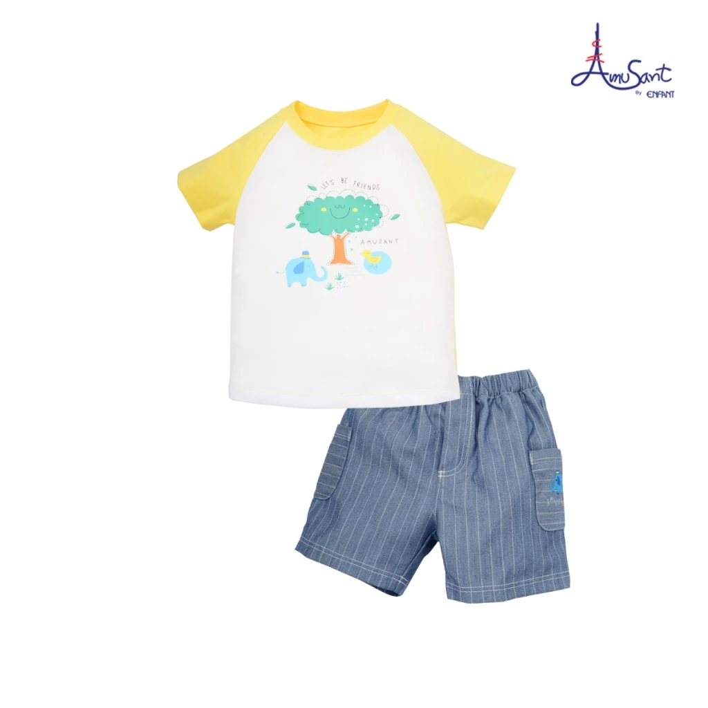 Amusant ชุดเสื้อ-กางเกง เด็กเล็ก สำหรับ 6 เดือน-8 ปี EH1K74