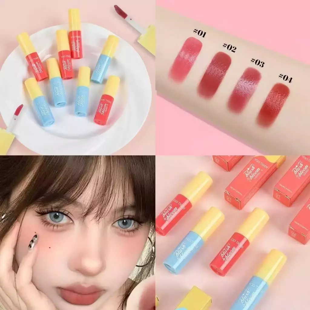 LAMEILA บลัชเนื้อกำมะหยี่ NO.1022 ปัดแก้ม-ตา-ปาก เนื้อแมท สีแน่น thumbnail 9
