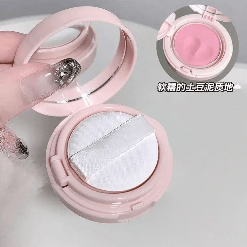 (พร้อมส่ง🔥) A29 Blush on บลัชออนเนื้อเนียนนุ่มม เเพ็คเกจกะทัดรัด น่ารักสุด สีคิ้วท์มักกก 💘