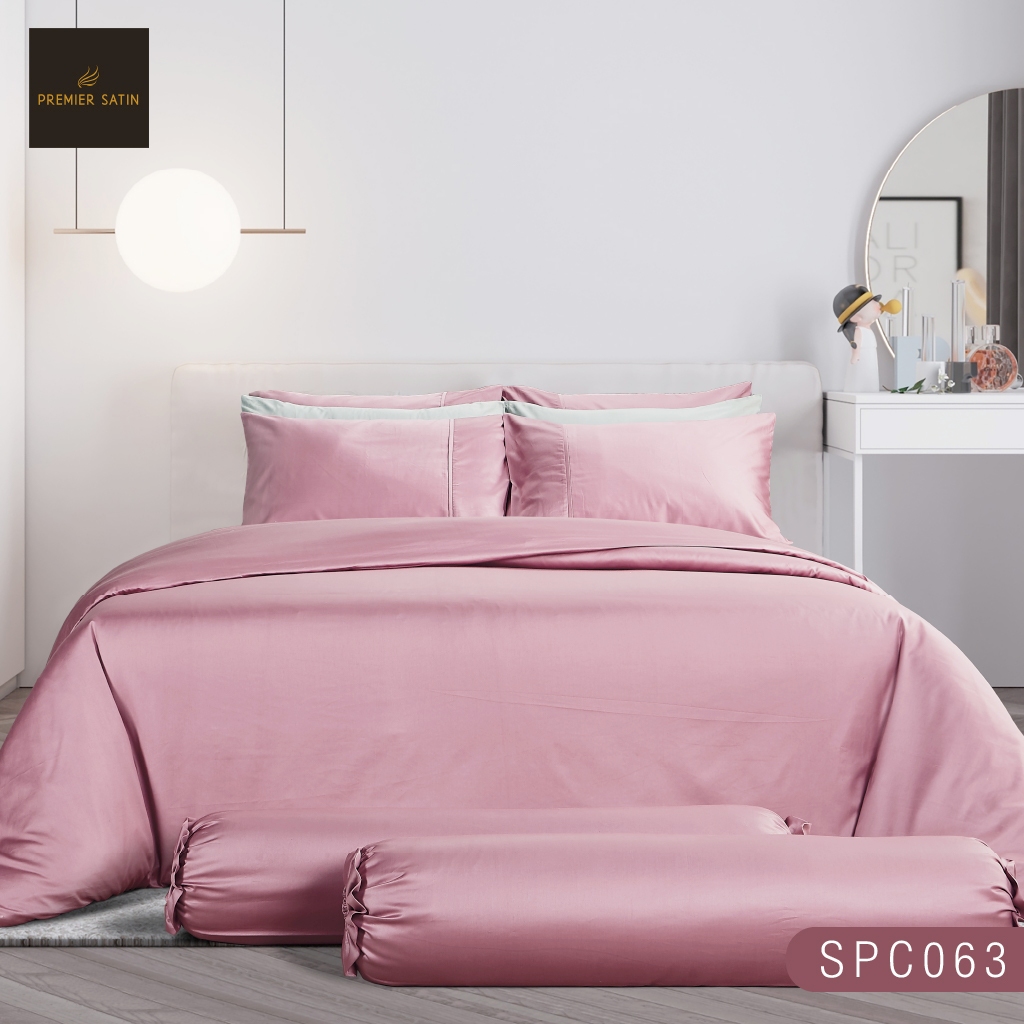 Premier Royal Touch ปลอกหมอนข้าง ขนาด 14" x 44" รุ่น  SPC SOLID Cotton 100% Set.1