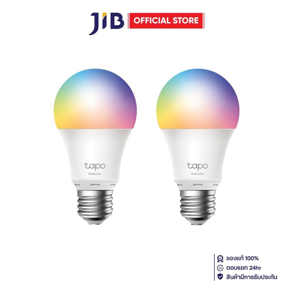 SMART LIGHT BULB (หลอดไฟอัจฉริยะ) TP-LINK TAPO L530E 2-PACK - SMART WI-FI LIGHT BULB MULTICOLOR
