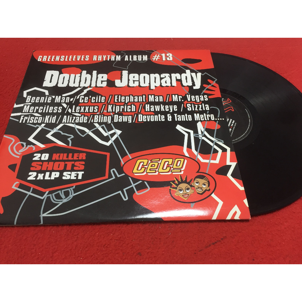 Greensleeves Rhythm Album - Double Jeopardy ขนาด 12 นิ้ว LP B250