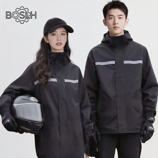 BOSLH ชุดกันฝน ชุดกันฝนแบบเต็มตัว ใช้งานง่ายคล่องตัว กันน้ำไ…