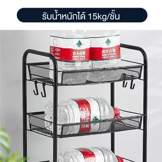 Homemark ชั้นวางของเลื่อนได้ เข็นได้ มีล้อ ร้านค้า ห้องครัว ร้านเสริมสวย เก็บขนม ของเล่น ชั้นวางหนังสือ