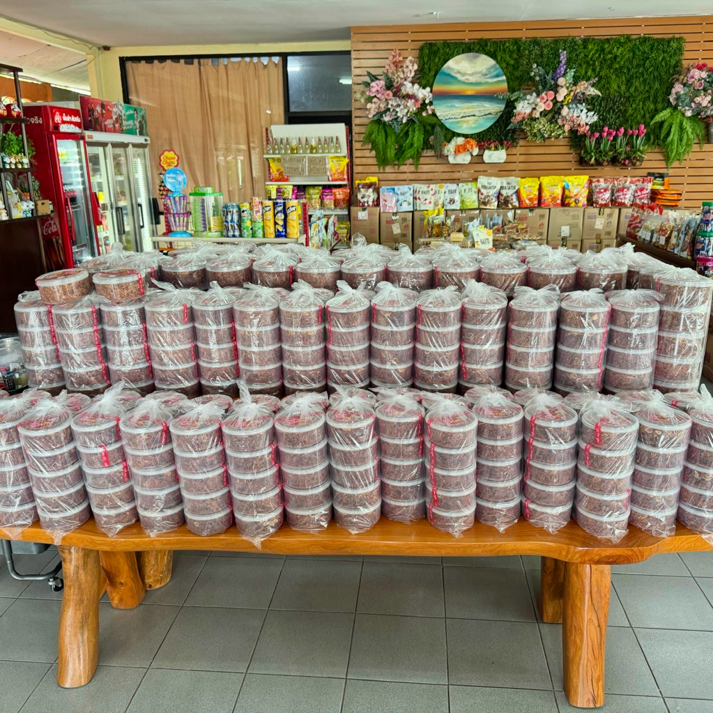 (หมูเส้นจะแหลกระหว่างขนส่ง)หมูเส้นบ้านสวน 200กรัม 300กรัม หมูฝอย ของฝากเมืองระยอง หมดอายุ30/11/69 รูปที่ 8