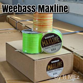 [ ของแท้ ]  เอ็นตกปลา สายเอ็นโหลด Weebass MAXLINE เหมาะสำหรั…