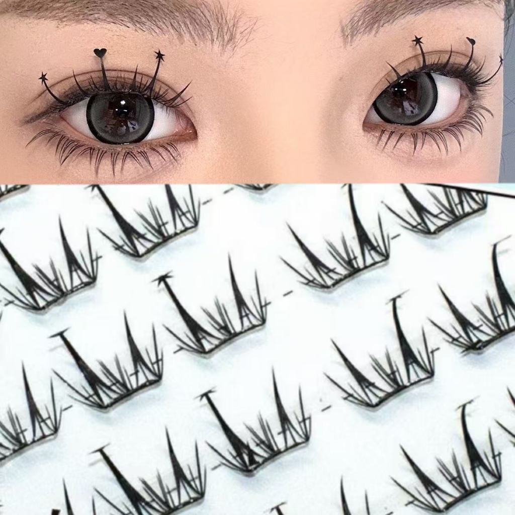 ขนตาปลอม 3D ต่อขนตาปลอม ขนตาปลอมแบบติดด้วยตนเอง ขนตาปลอมแบบช่อ พร้อมติด ไม่ต้องใช้กาว ดูเป็นธรรมชาติ ติดทน - รูปที่ 3