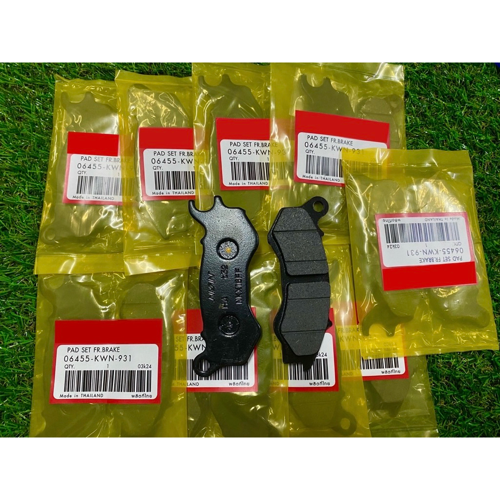 ผ้าเบรคหน้า ราคา 10คู่ PCX125-150 ปี 2012-2017 / ZOOMERY / SCOOPY / MOOVE เกรดAAA
