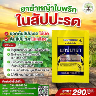 **เปลี่ยนแพ็คเกจใหม่** ยาฆ่าหญ้าใบพริก ควินคลอแรก47