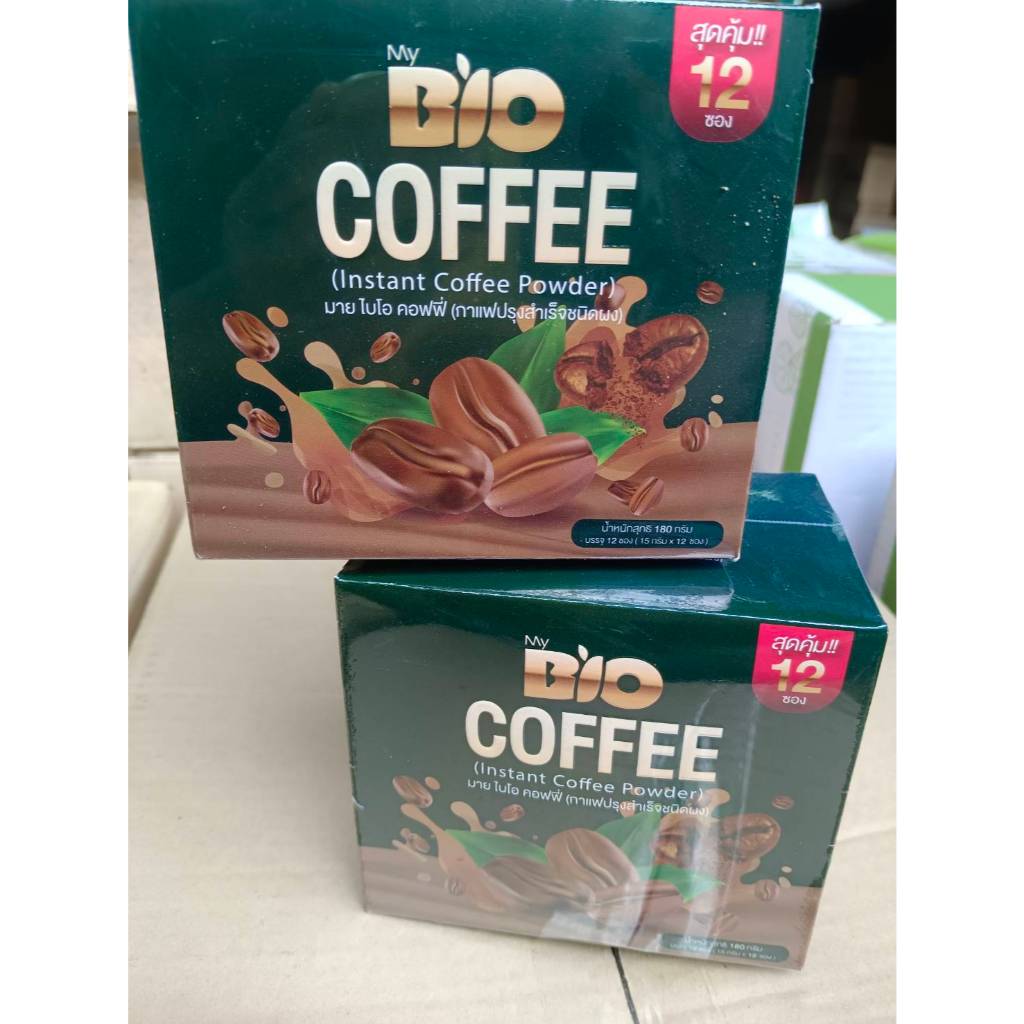 Bio กาแฟ แบบไม่มีกล่อง (( 12 ซอง))