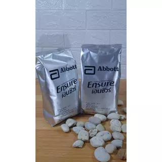เอนชัวร์ ensure กลิ่นวนิลา ชนิดถุงเติม แบ่งขายขนาด400กรัม xจำนวน 2ถุง(แถมช้อนตวงและใบสะสมคะแนนแลกรับของรางวัล)