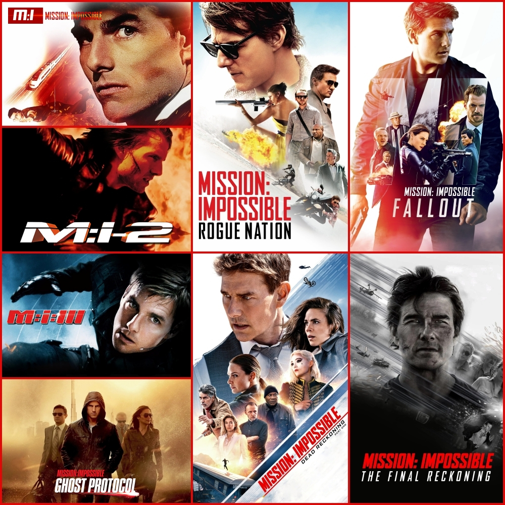 USB Flash Drive ไฟล์หนัง Mission Impossible รวมครบ 8 ภาค พากย์ไทย-อังกฤษ คุณภาพ 1080p (FHD) Master แท้
