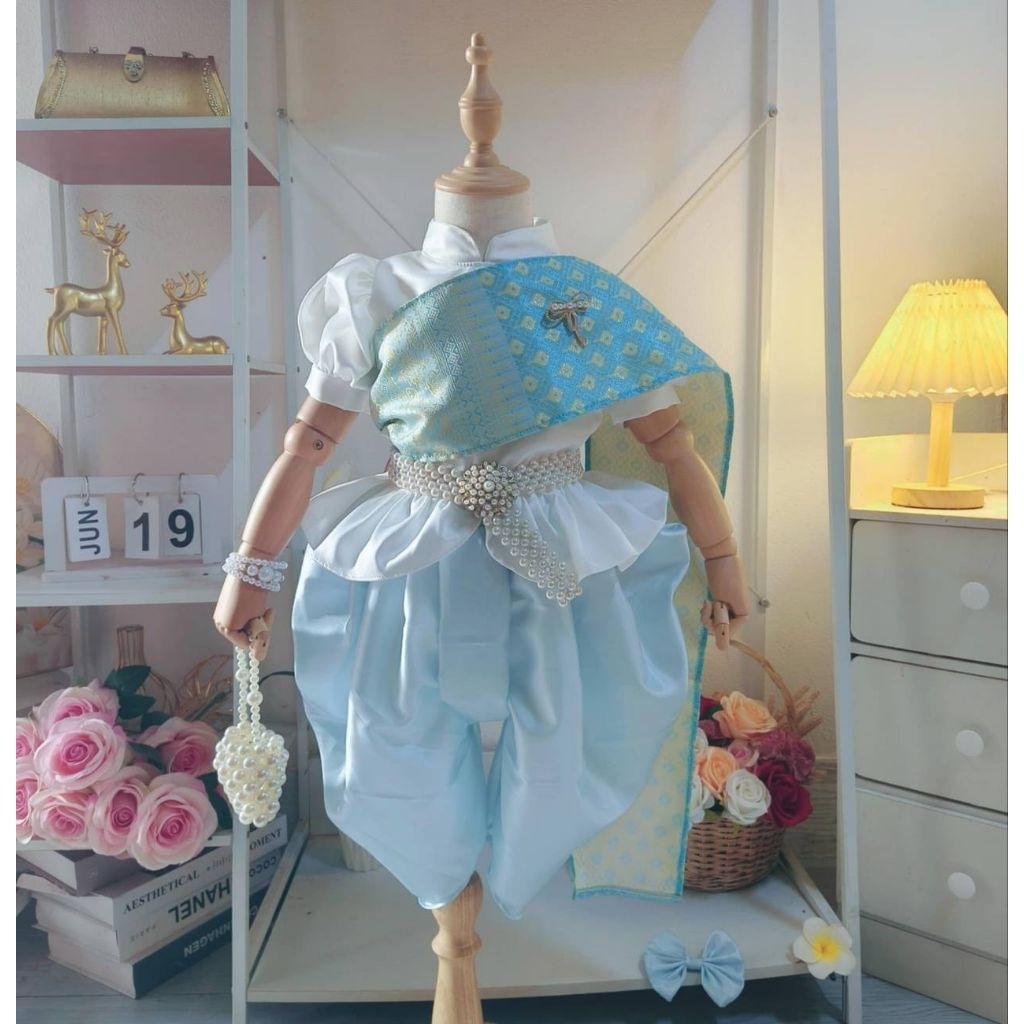 ชุดไทยประยุกต์ ชุดไทยเด็ก✅พร้อมส่ง(KT) - รูปที่ 5