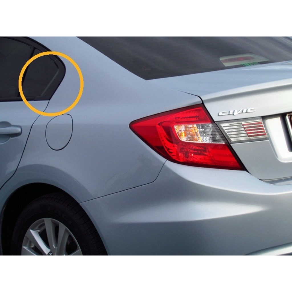 อะไหล่แท้ศูนย์ พลาสติกปิดกระจก หูช้าง ด้านหลัง ตัวนอก CIVIC FB 2012-2015 - รูปที่ 3