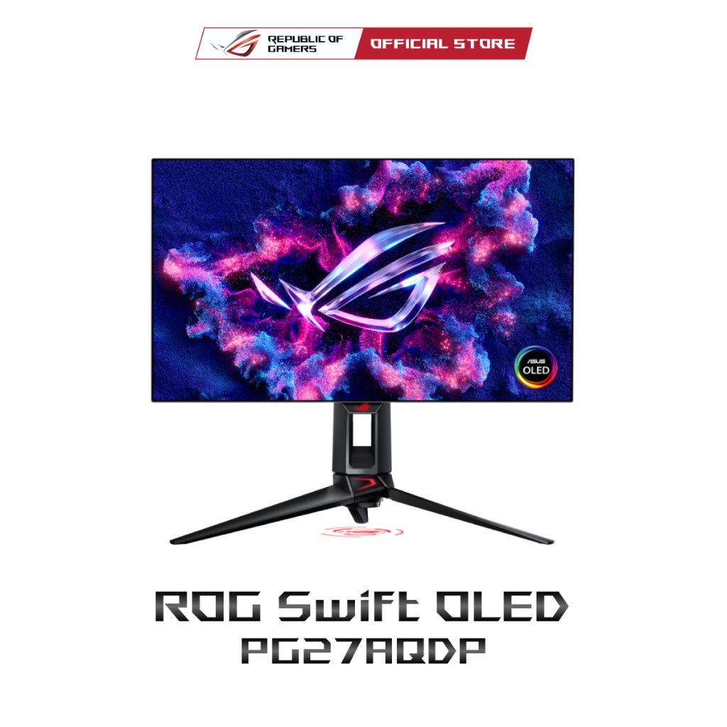 ASUS ROG Swift OLED PG27AQDP Gaming Monitor 26.5" QHD (2560x1440) WOLED, 480Hz