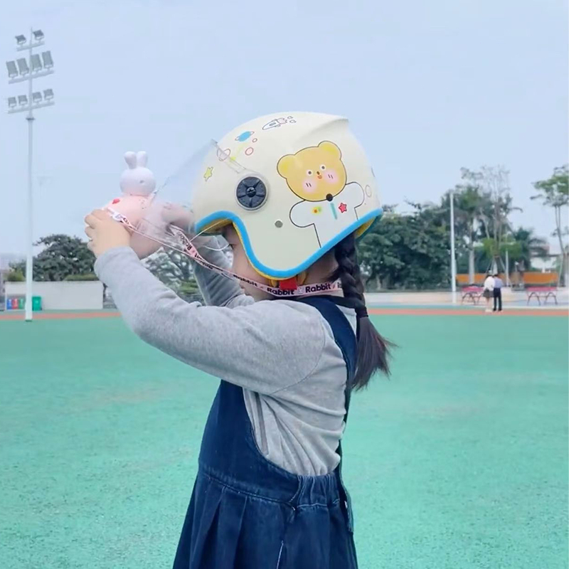 อายุ 2-12 ปี หมวกกันน็อคเด็ก หมวกกันน็อคสำหรับเด็ก ของแถมสุดน่ารัก  หูหมีฟรีทุกชุด - รูปที่ 2