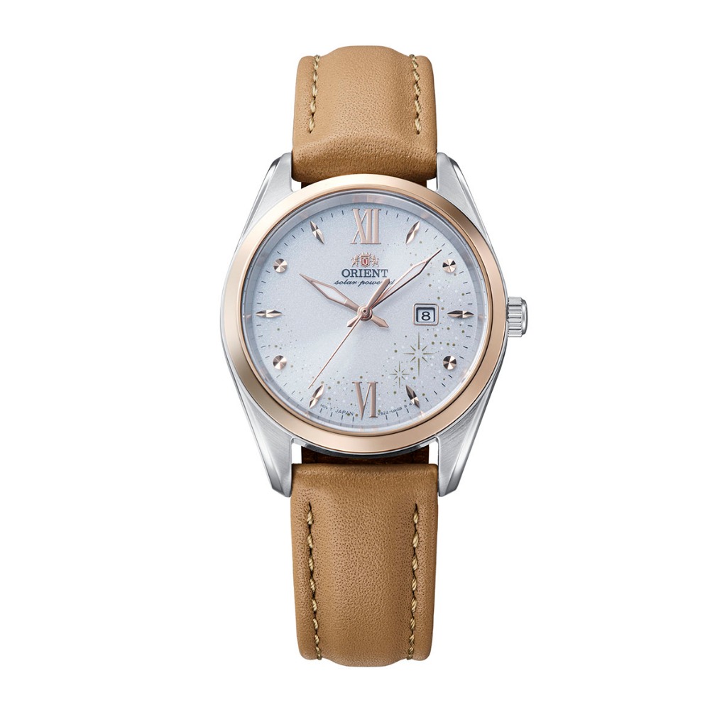 ORIENT Quartz Solar Contemporary นาฬิกาสายหนัง (RA-WG0604S)