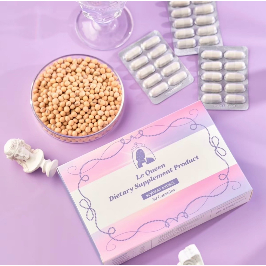[ของแท้] Le Queen Lequeen เลอร์ควีน 1กล่องมี 30แคปซูล ผลิตภัณฑ์เสริมฮอร์โมนผู้หญิง ช่วยในเรื่องของคว