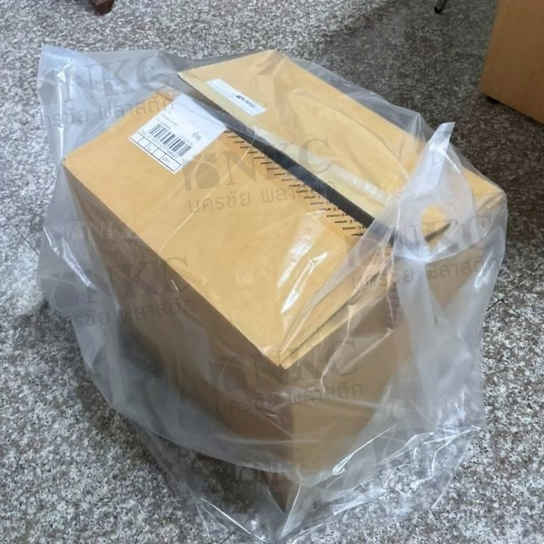 ถุงพลาสติกใสใบใหญ่ ถุงPE ใส ขนาด 34x35+5นิ้ว - รูปที่ 3