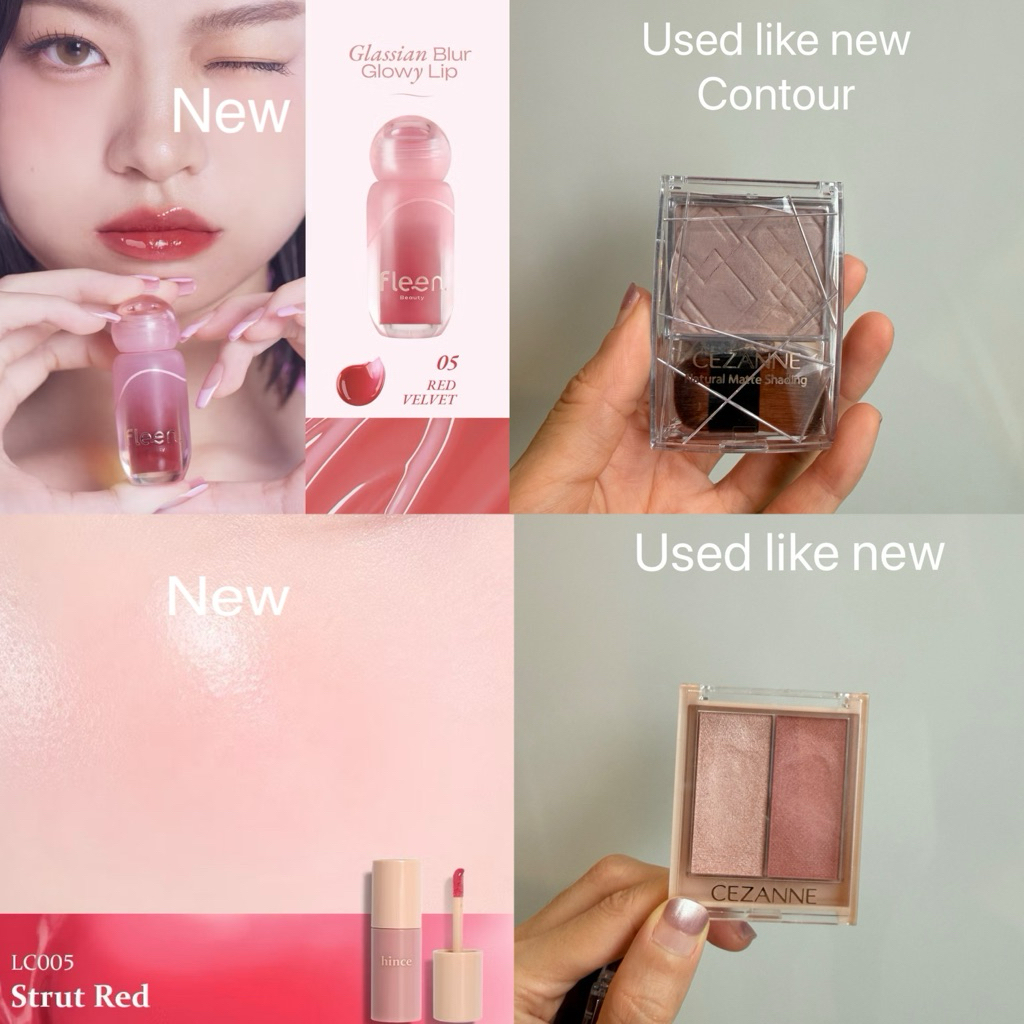 Fleen Canmake Hince Cezanne ลิป บลัช คอนทัวร์ hilight
