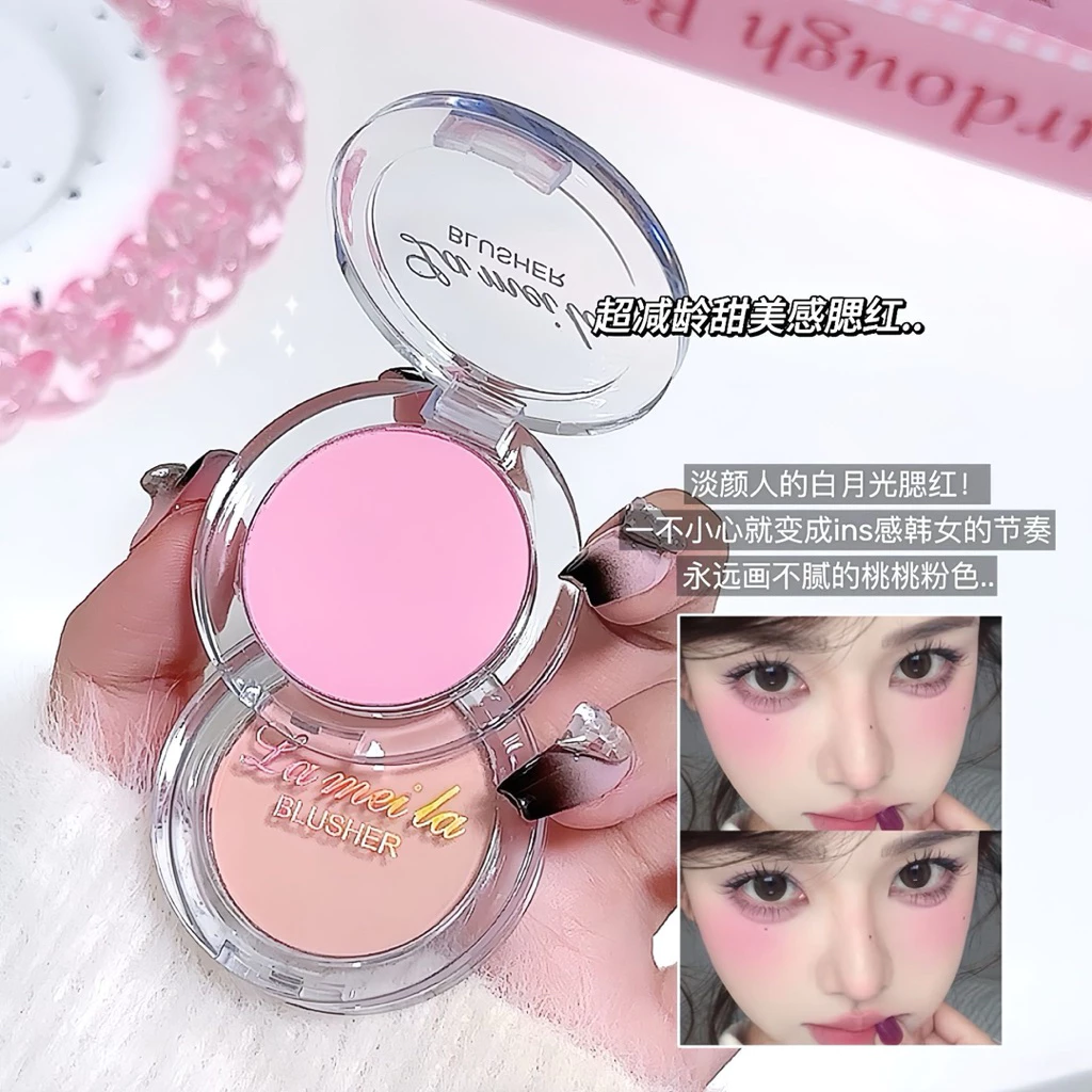 Lameila บลัชออนเนื้อแมตต์ โทนส้มพีช NO.3040 - รูปที่ 1