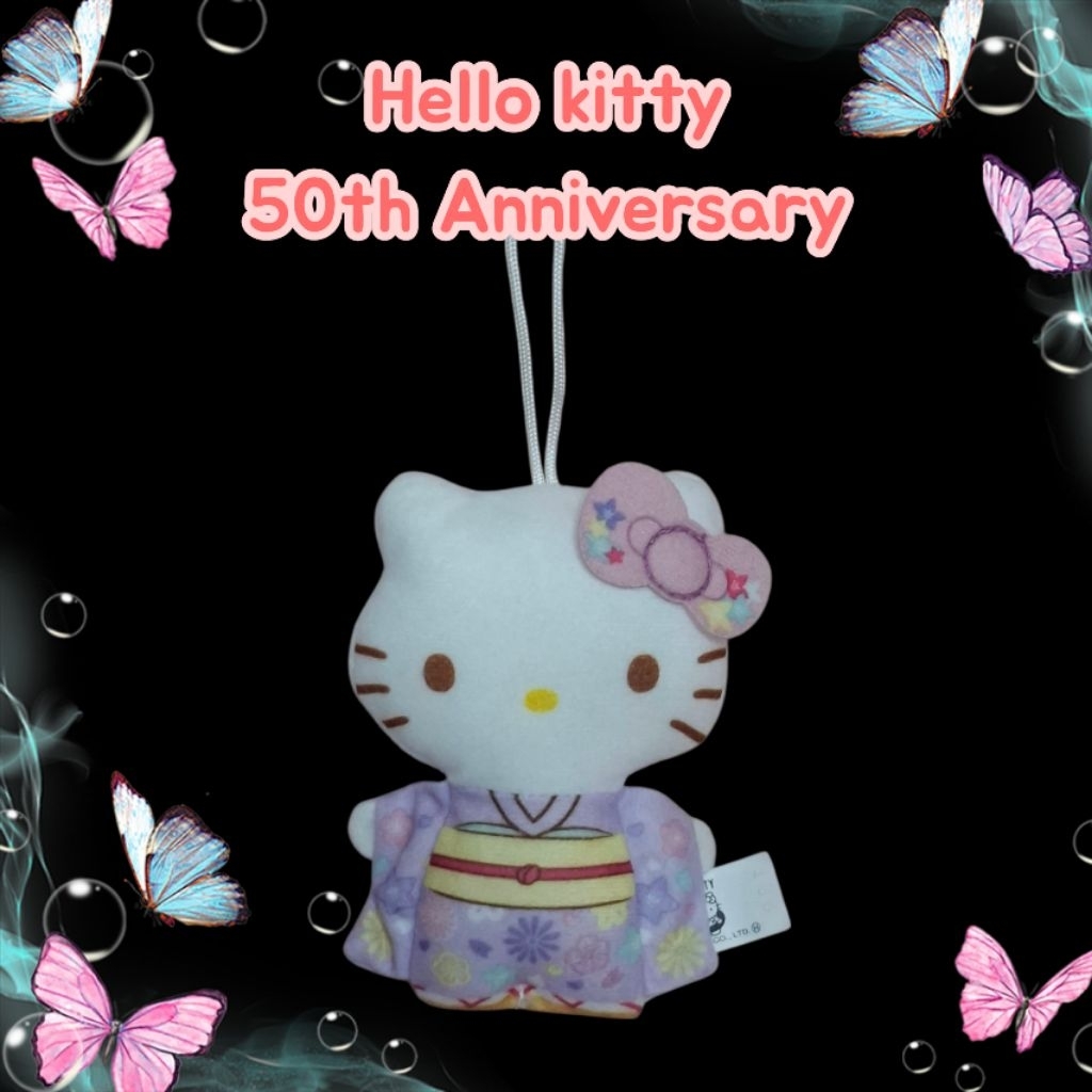 🍒🍒พวงกุญแจ Hello kitty 50th Anniversary 🍒🍒