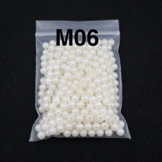 มุกมีรู ขนาด 3–10 มม. 30g | ตกแต่งช่อดอกไม้และประดับเสื้อผ้าต่างๆ