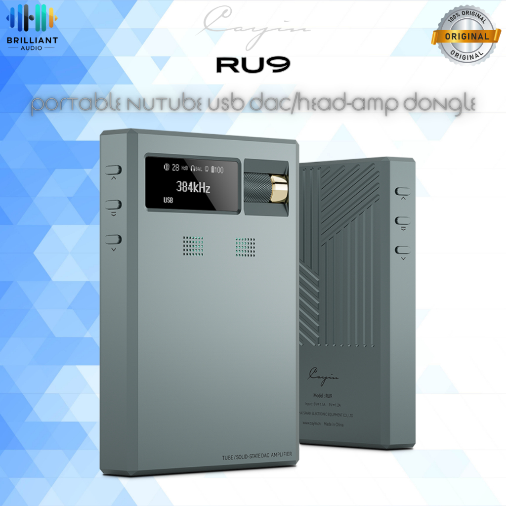 Cayin RU9 Portable NuTube USB DAC/Headphone Amplifier (ประกันศูนย์ไทย)