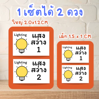 สติ๊กเกอร์เบรคเกอร์ตู้ไฟ "แบบแยกชิ้น" เลือกได้ ตามที่ชอบได้เลย สไตร์ มินิมอล สีสวย น่ารัก
