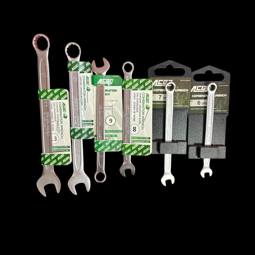 ACGO ประแจแหวนข้าง เบอร์ 6-19 mm. สินค้าพร้อมส่ง